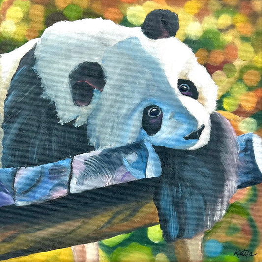 Just Lounging Around - Painting