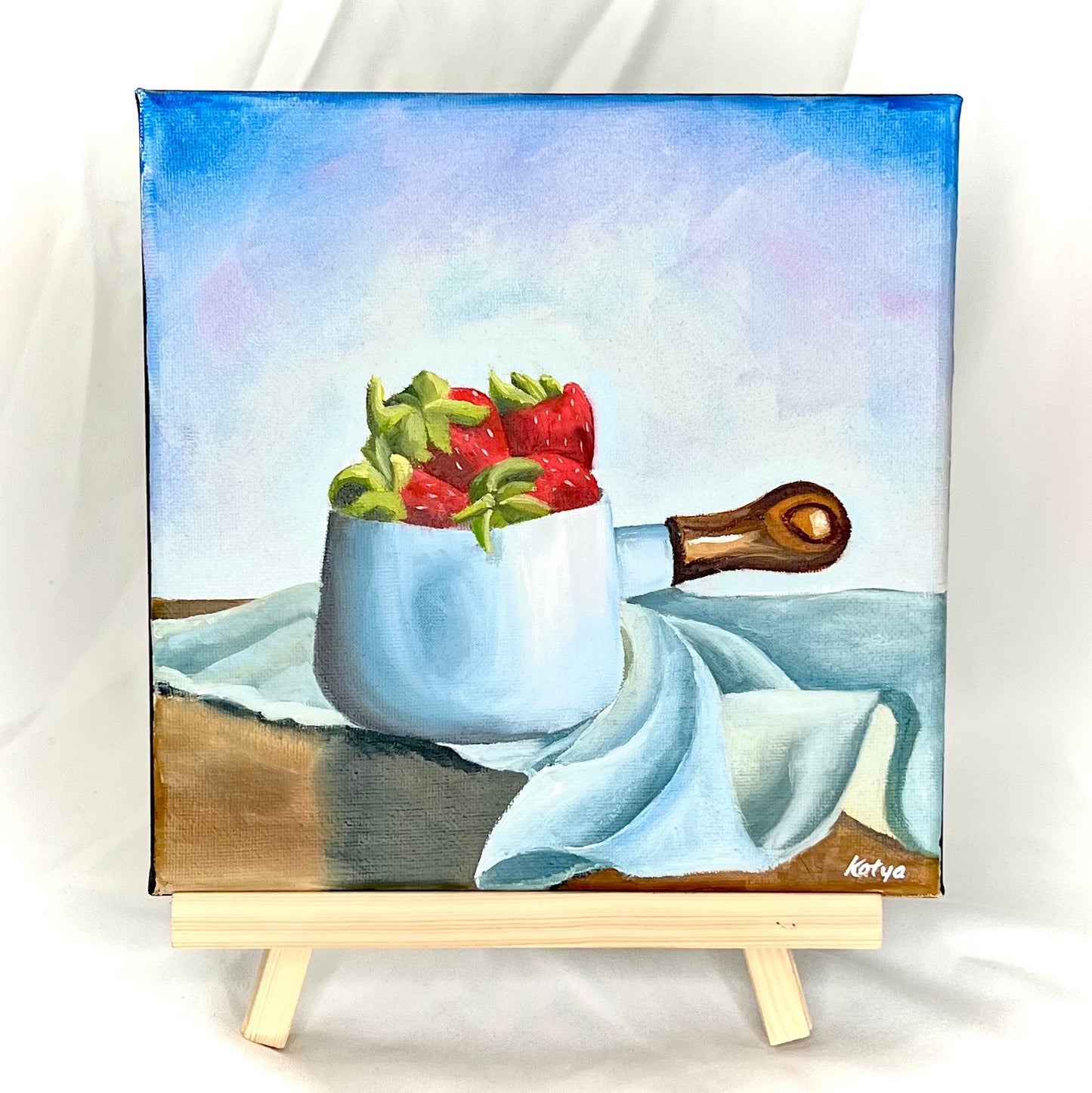 Strawberry Still Life- Painting